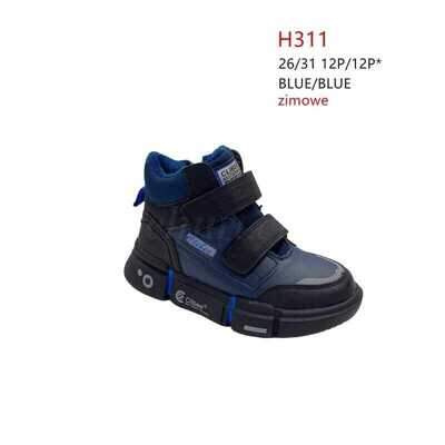 Botki dziewczęce 3AH311.BLUE/BLUE (26/31,12par)