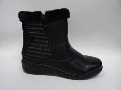 Botki damskie 7AA7106-1.BLACK (36/42,12par)