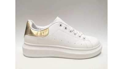Buty sportowe damskie 7AWFC-15.WHITE/GOLD (36/41,12par)
