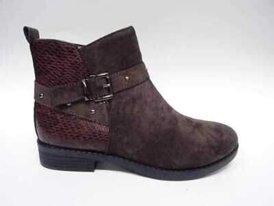 Botki damskie 7AFN07-2.BROWN (36/41,12par)