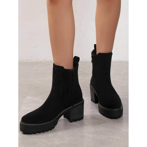 Botki damskie  KE217.BLACK (36/41,12par)