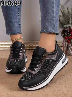 Buty sportowe damskie 7ANB689.BLACK (36/41,12par)