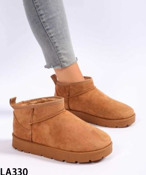 Botki damskie ocieplane LA330.CAMEL (36/41,12par)