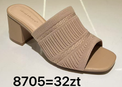 Klapki damskie 8705.BEIGE (36/41,12par)