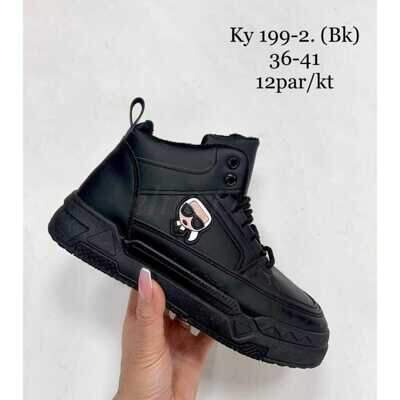 Buty sportowe damskie 7A199-2.BLACK (36/41,12par)