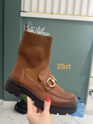 Botki damskie  7A9206.CAMEL (36/41,12par)