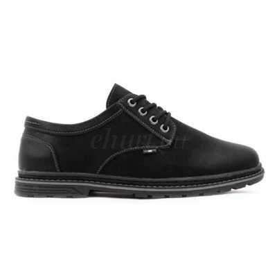 Półbuty męskie 9AAB130-3.BLACK/GREY (40/45,12par)