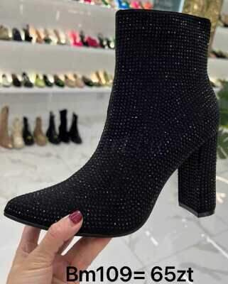 Botki damskie 7ABM109.BLACK (36/41,12par)