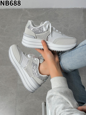 Buty sportowe damskie BL688.GREY (36/41,12par)