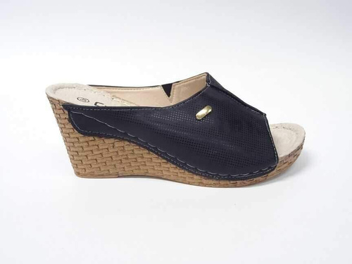 Klapki damskie 7AC9903-1.BLACK (36/41,12par)