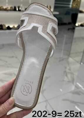 Klapki damskie 7A202-9.WHITE (36/41,12par)