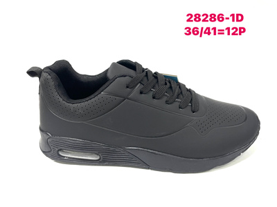 Buty sportowe damskie 7A28286-1D.ALL BLACK (36/41,12par)