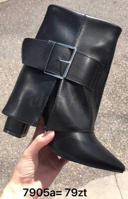 Botki damskie ocieplane 7A7905A.BLACK (36/41,12par)