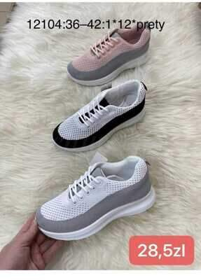 Buty sportowe damskie   7A12104.KOLORDOWYBORU   (36/42,12par)