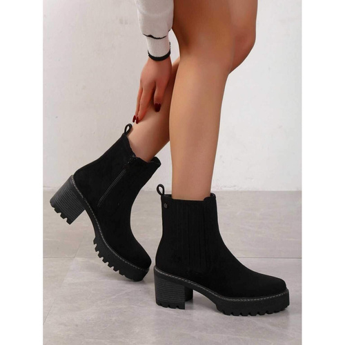 Botki damskie  KE217.BLACK (36/41,12par)