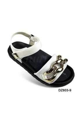Sandały damskie DZ603-9.WHITE (36/41,12par)