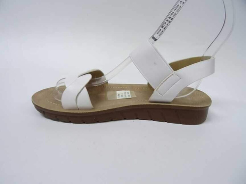Sandały damskie 7A6085-2.WHITE (36/41,12par)