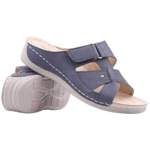 Klapki damskie DE995-1.NAVY (36/41,12par)