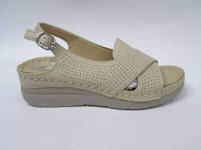 Sandały damskie 7A6093-3.BEIGE (36/41,12par)