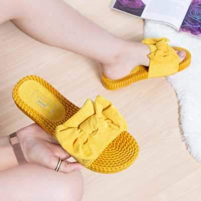 Klapki damskie 7ACZ-725.YELLOW (36/41,12par)