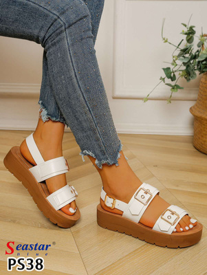 Sandały damskie PS38.WHITE (36/41,12par)