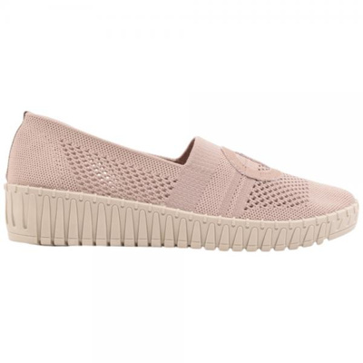 Balerinki damskie F44-8.BEIGE (36/41,12par)