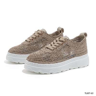 Buty sportowe damskie 7ATL607-63.KHAKI (36/41,12par)