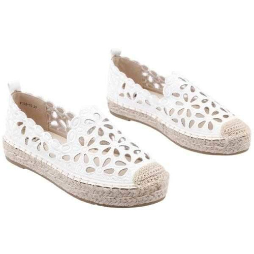 Balerinki damskie F108-10.WHITE (36/41,12par)