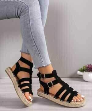 Sandały damskie 7AJH366.BLACK (36/41,12par)