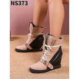 Botki damskie NS373.KHAKI (36/41,12par)