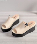 Klapki damskie 7AEK05.BEIGE (36/41,12par)