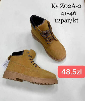 Trzewiki męskie 9AZ02A-2.CAMEL (41/46,12par)