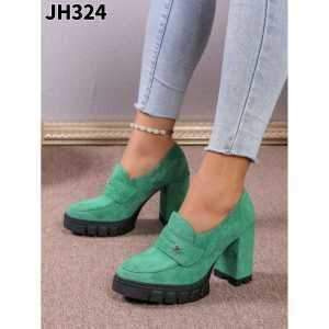 Półbuty damskie  7AJH324.GREEN  (36/41,12par)