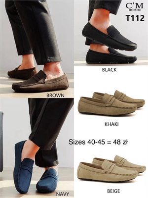 Półbuty męskie  9AT112.KOLORDOWYBORU  (40/45,12par)