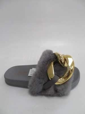 Kapcie damskie 7AHN57-9.GREY (36/41,12par)