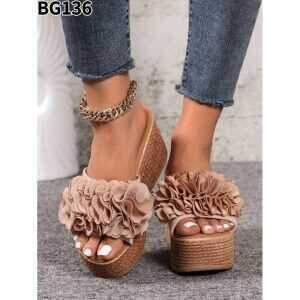 Sandały damskie  7ABG136.BEIGE (36/41,12par)