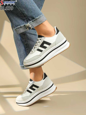 Buty sportowe damskie BL639.BLACK (36/41,12par)