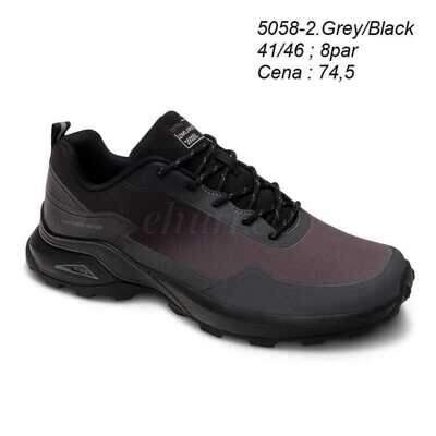 Buty sportowe męskie 9A5058-2.GREY/BLACK (41/46,8par)