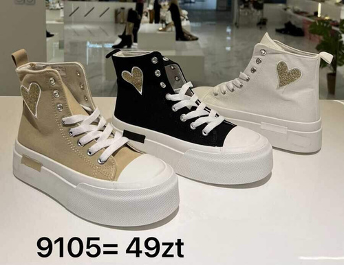 Trampki damskie  7A9105.KOLORDOWYBORU  (36/41,12par)