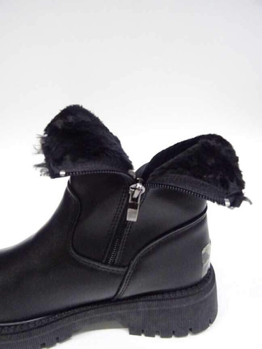 Botki damskie 7AE8215-1.BLACK Ocieplane (37/42,12par)