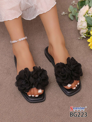 Klapki damskie BG223.BLACK (36/41,12par)