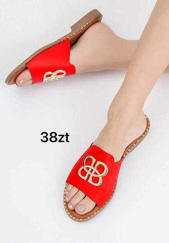 Klapki damskie 7AYE-722.RED (36/41,12par)