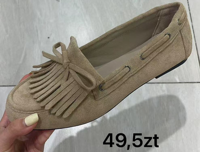 Balerinki damskie H8-980.BEIGE (36/41,12par)