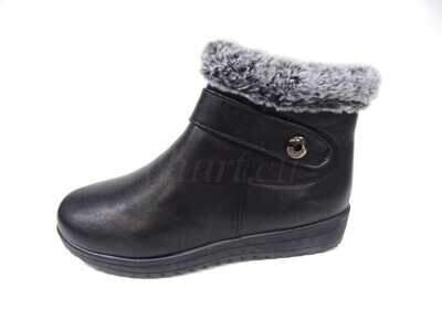 Botki damskie 7A309-1.BLACK (37/42,12par)