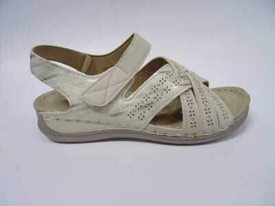 Sandały damskie 7A21337-4.BEIGE (36/42,12par)