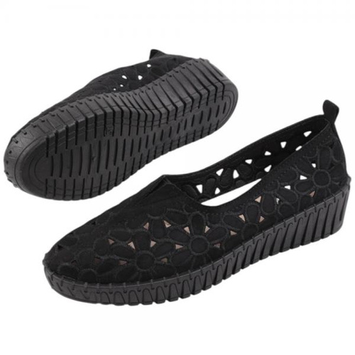 Balerinki damskie F43AM-1.BLACK (36/41,12par)
