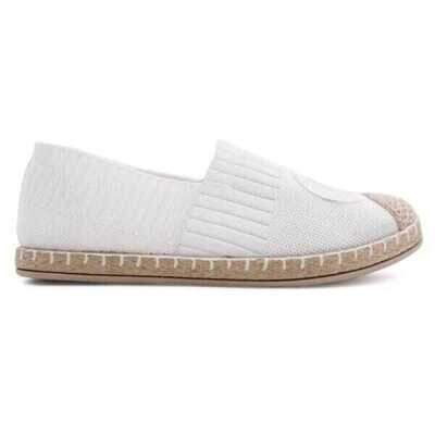 Balerinki damskie F92-5.WHITE (36/41,12par)