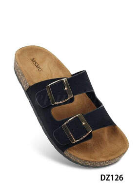 Klapki damskie DZ126-11.BLACK (36/41,12par)