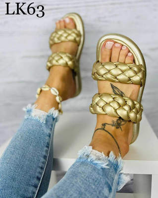 Klapki damskie 7ALK63.GOLD (36/41,12par)