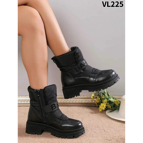 Botki damskie   7AVL225.BLACK    (36/41,12par)